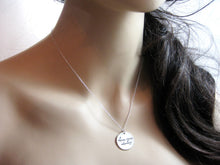 Personalized Handwriting Recycled Silver Necklace