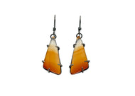 Carnelian Sterling Silver Drop Earrings