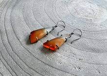 Carnelian Sterling Silver Drop Earrings