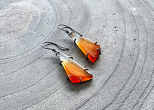 Carnelian Sterling Silver Drop Earrings