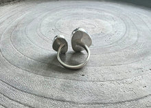 Rainbow Fluorite Kunzite Sterling Silver Split Ring