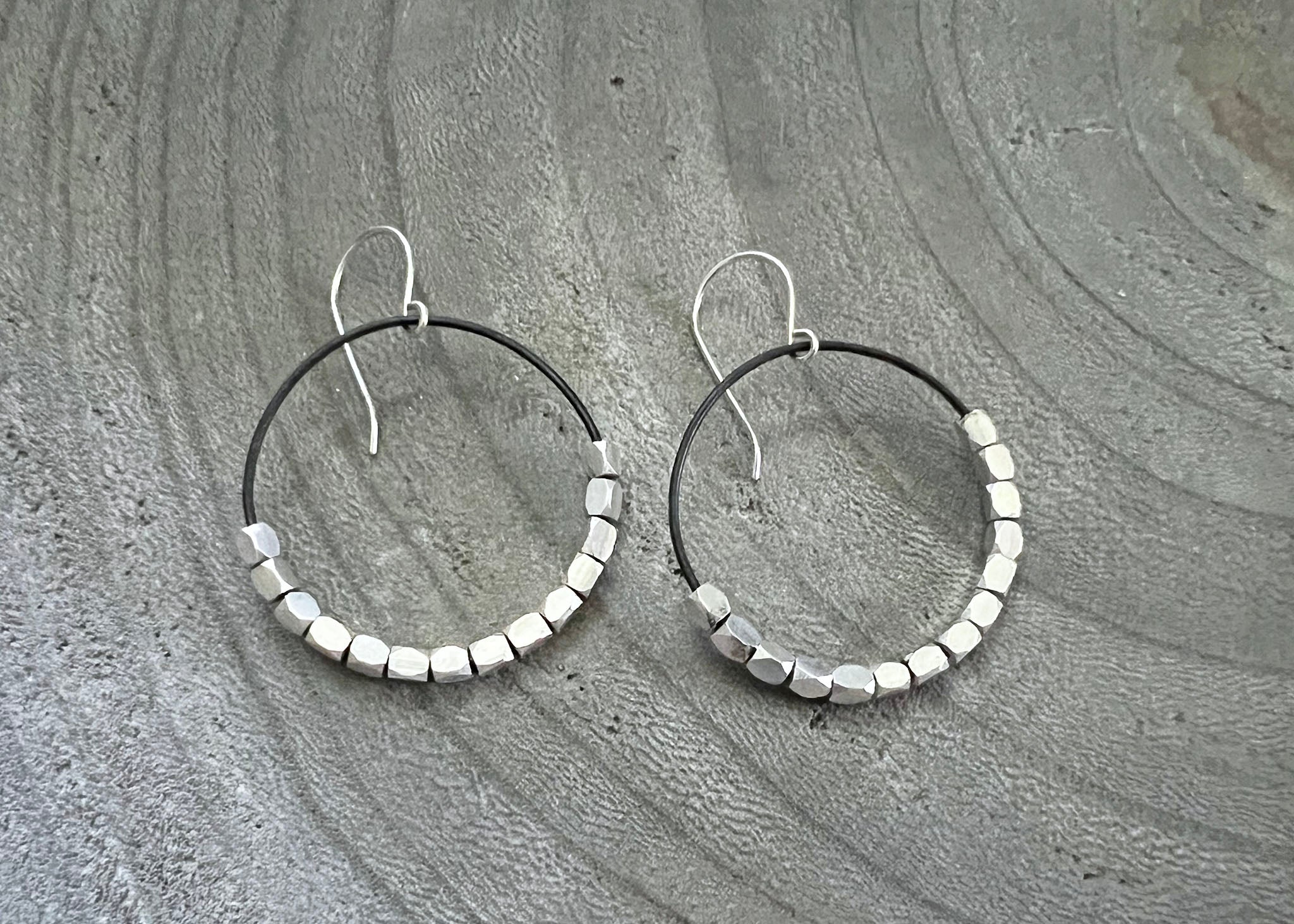 Buy Hoop Earrings,Silver Circle Dangle Earrings,Infinity Circle, dangle  drop Earrings,Ethnic Earrings,Brass jewelry, Gypsy gift for her at Amazon.in