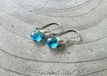 Swiss Blue Topaz Sterling Silver Earrings