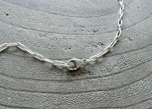 18 inch Sterling Silver Paperclip Chain
