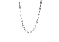 18 inch Sterling Silver Paperclip Chain
