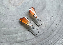 Carnelian Sterling Silver Drop Earrings