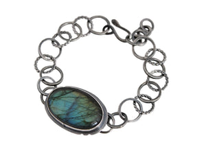 Labradorite Handmade Chain Bracelet