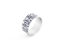 Tree Bark Sterling Silver Band Ring