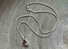 Colorful Petite Australian Boulder Opal Sterling Silver Necklace