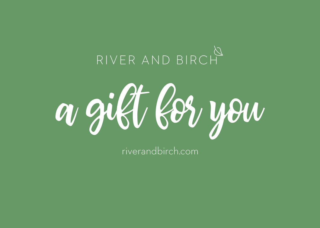 River and Birch gift card