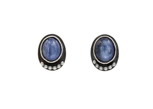 Kyanite Silver Stud Earrings