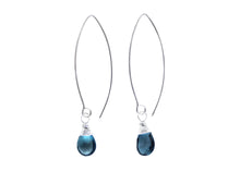 London Blue Topaz Sterling Silver Earrings