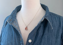 Petite Mexican Fire Opal Necklace
