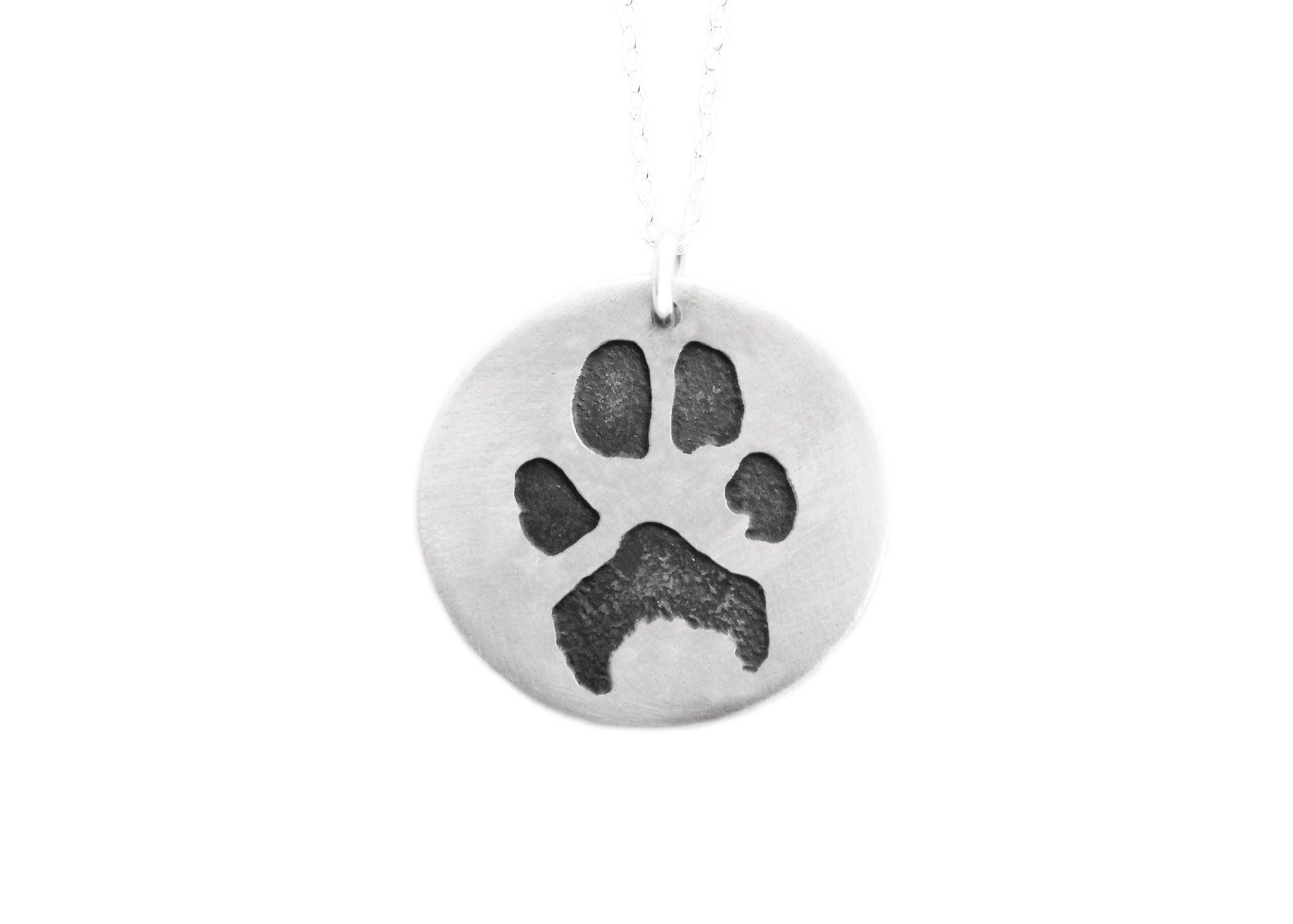Paw Print Cremation Pendant | Cremation Jewelry for Pets