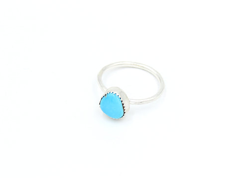 Silver Turquoise Stacking Ring No. 1