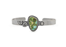 Sonoran Gold Turquoise Silver Cuff Bracelet
