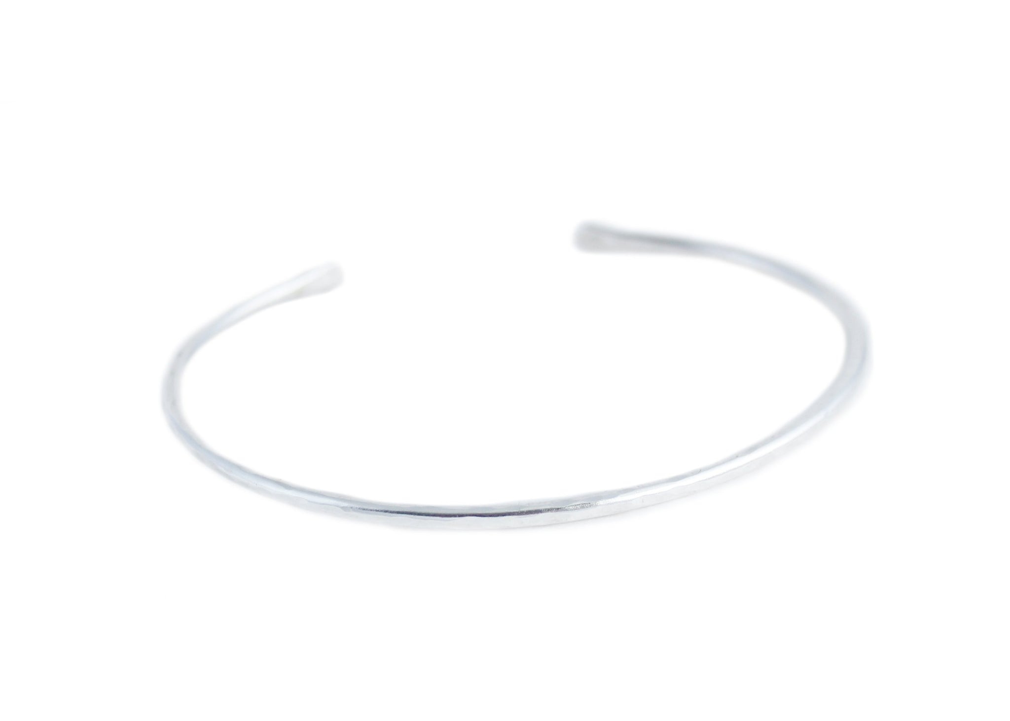 Thin Cuff Bracelet Sterling Silver CUFF Bracelet Open Ended Bangle