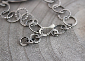 Labradorite Handmade Chain Bracelet
