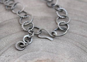 Labradorite Handmade Chain Statement Necklace