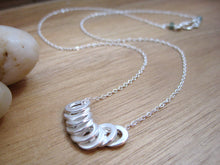 Recycled Silver Circles Necklace