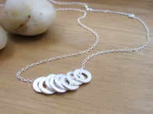 Recycled Silver Circles Necklace