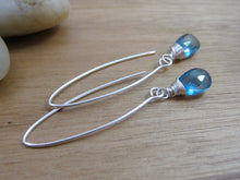 London Blue Topaz Sterling Silver Earrings