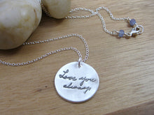 Personalized Handwriting Recycled Silver Necklace