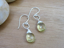 Lemon Quartz Sterling Silver Earrings