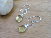 Lemon Quartz Sterling Silver Earrings