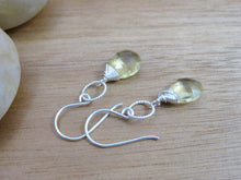 Lemon Quartz Sterling Silver Earrings