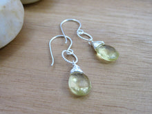 Lemon Quartz Sterling Silver Earrings